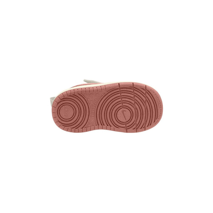 Nike Court Borough Low Recraft Td Avorio Rosa - Sneakers Bambina