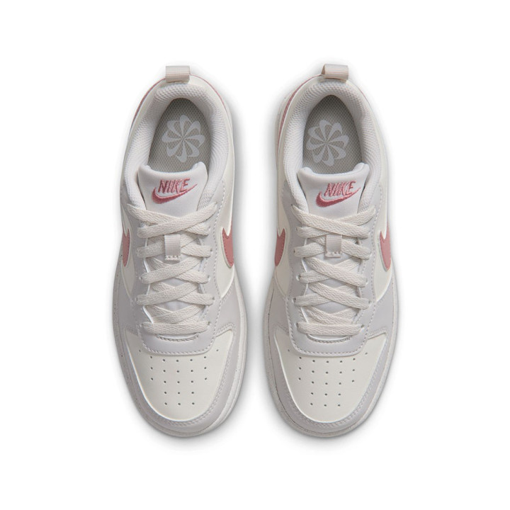 Nike Court Borough Low Recraft Gs Avorio Rosa - Sneakers Bambina