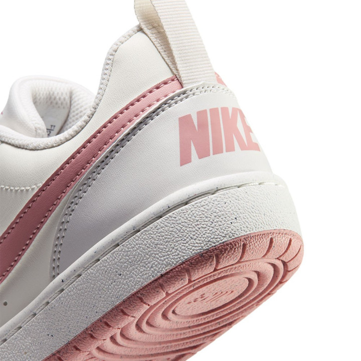 Nike Court Borough Low Recraft Gs Avorio Rosa - Sneakers Bambina