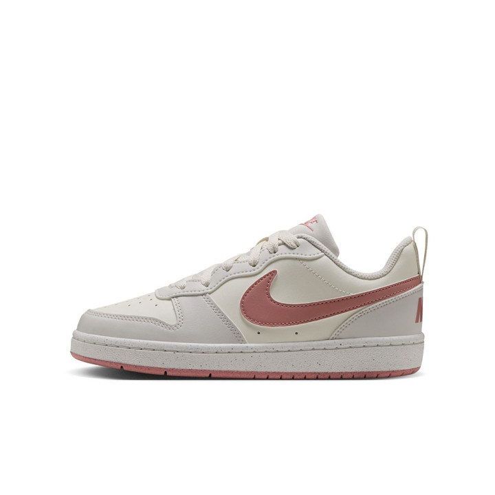 Nike Court Borough Low Recraft Gs Avorio Rosa - Sneakers Bambina