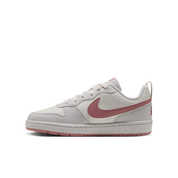 Nike Court Borough Low Recraft Gs Avorio Rosa - Sneakers Bambina