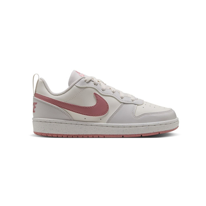 Nike Court Borough Low Recraft Gs Avorio Rosa - Sneakers Bambina