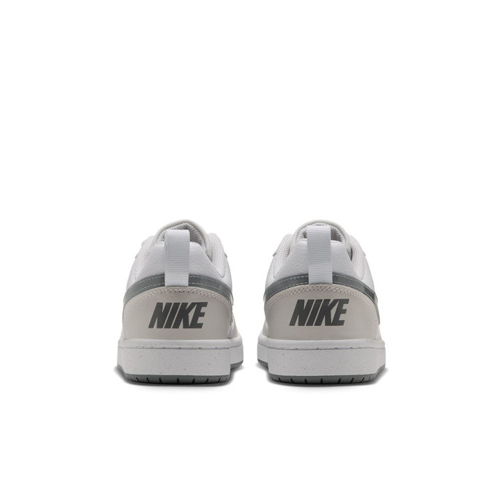 Nike Court Borough Low Gs Bianco Grigio - Sneakers Bambino