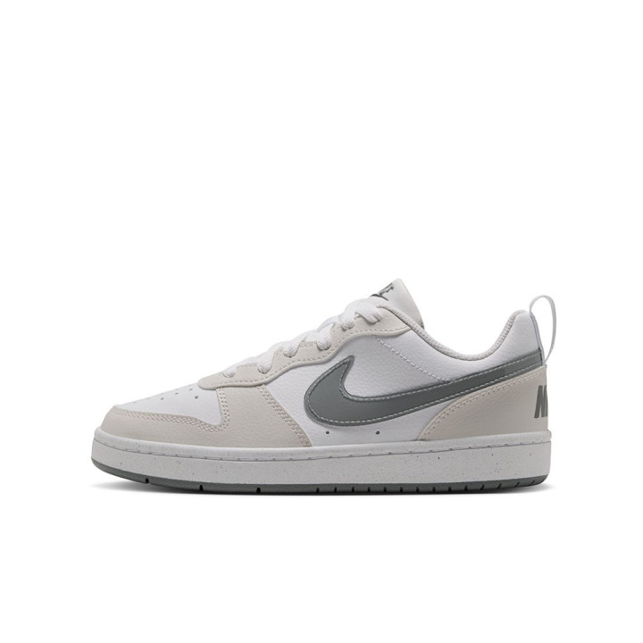 Nike Court Borough Low Gs Bianco Grigio - Sneakers Bambino