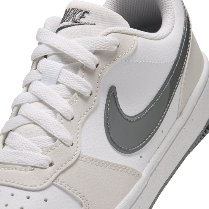 Nike Court Borough Low Gs Bianco Grigio - Sneakers Bambino