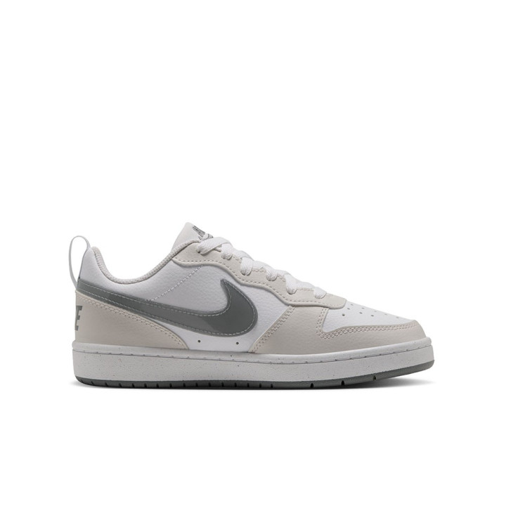 Nike Court Borough Low Gs Bianco Grigio - Sneakers Bambino