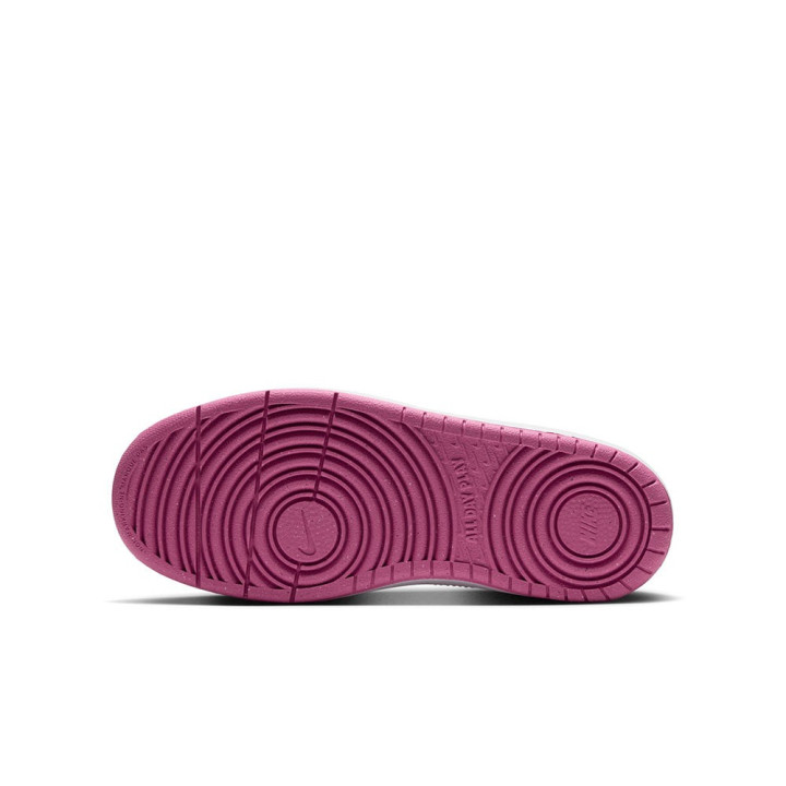 Nike Court Borough Low Gs Avorio Fucsia - Sneakers Bambina