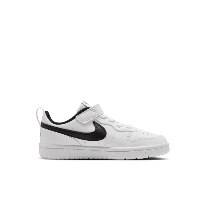 Nike Court Borough Low Brand Ps Bianco Nero - Sneakers Bambino