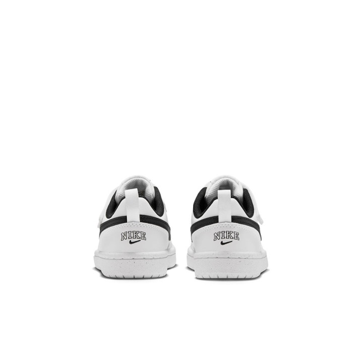 Nike Court Borough Low Brand Ps Bianco Nero - Sneakers Bambino