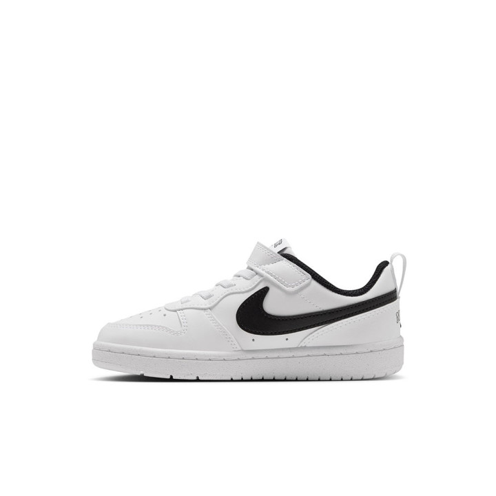 Nike Court Borough Low Brand Ps Bianco Nero - Sneakers Bambino