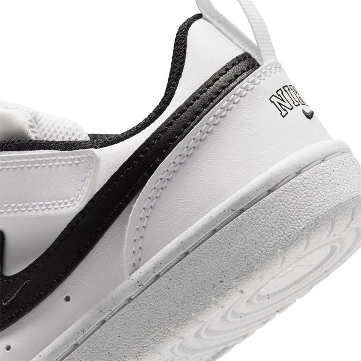 Nike Court Borough Low Brand Ps Bianco Nero - Sneakers Bambino