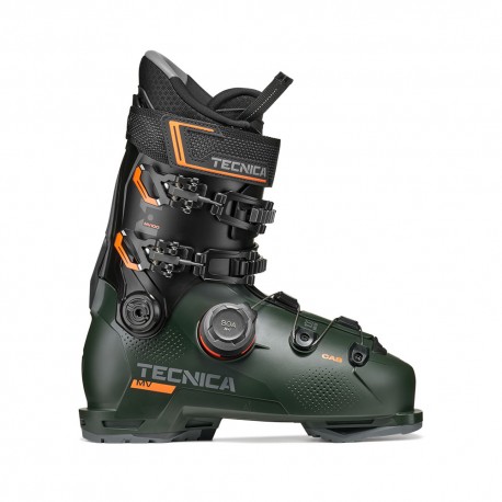 Tecnica Mach Boa Mv 100 Sr Gw Dark Progr. Verde - Scarponi Da Sci Uomo