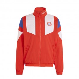 ADIDAS Originals Felpa Fc Bayer Eqt Full Zip Woven Rosso Bianco Uomo