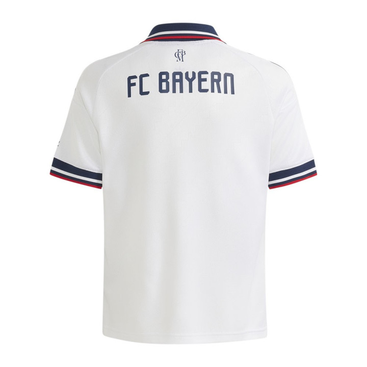 ADIDAS Maglia Calcio Fc Bayern Away 26 27 Bianco Rosso Bambino
