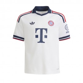 ADIDAS Originals Maglia Calcio Fc Bayern Away 26 27 Bianco Rosso Bambino