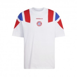 ADIDAS Originals Maglia Maniche Corte Fc Bayern Eqt Bianco Rosso Uomo