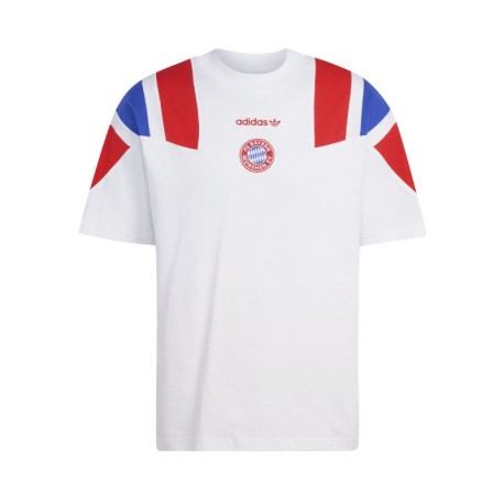 ADIDAS Originals Maglia Maniche Corte Fc Bayern Eqt Bianco Rosso Uomo