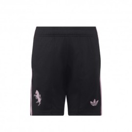 ADIDAS Originals Pantaloncini Calcio Juve Away 26 27 Nero Rosa Bambino
