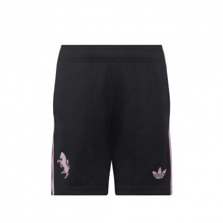 ADIDAS Originals Pantaloncini Calcio Juve Away 26 27 Nero Rosa Bambino