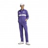ADIDAS Originals Felpa Real Madrid Full Zip Poly Viola Uomo