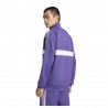 ADIDAS Originals Felpa Real Madrid Full Zip Poly Viola Uomo