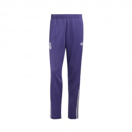 ADIDAS Originals Pantaloni Allenamento Calcio Real Madrid Viola Bianco Uomo