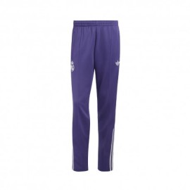 ADIDAS Originals Pantaloni Allenamento Calcio Real Madrid Viola Bianco Uomo