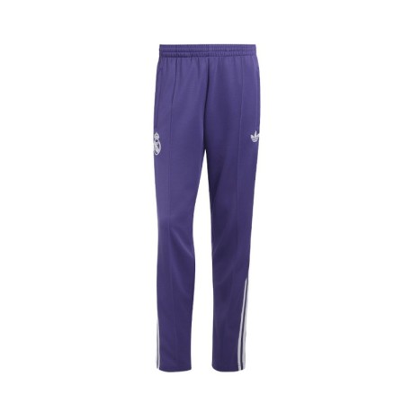 ADIDAS Originals Pantaloni Allenamento Calcio Real Madrid Viola Bianco Uomo