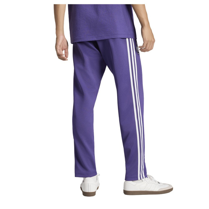 ADIDAS Originals Pantaloni Allenamento Calcio Real Madrid Viola Bianco Uomo