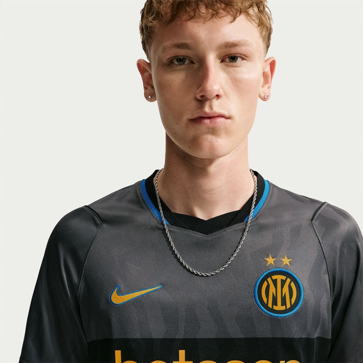 Nike Maglia Calcio Inter Third 26 27 Grigio Nero Uomo