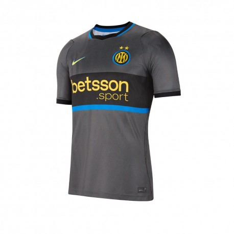Nike Maglia Calcio Inter Third 26 27 Grigio Nero Uomo
