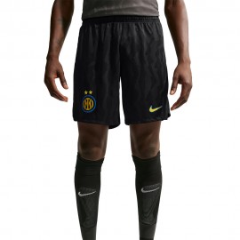 Nike Pantaloncini Calcio Inter Third 26 27 Nero Giallo Uomo