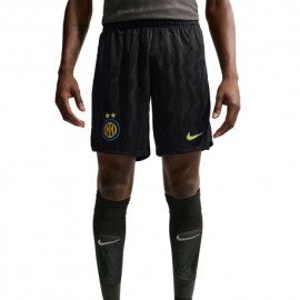 Nike Pantaloncini Calcio Inter Third 26 27 Nero Giallo Uomo