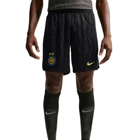 Nike Pantaloncini Calcio Inter Third 26 27 Nero Giallo Uomo