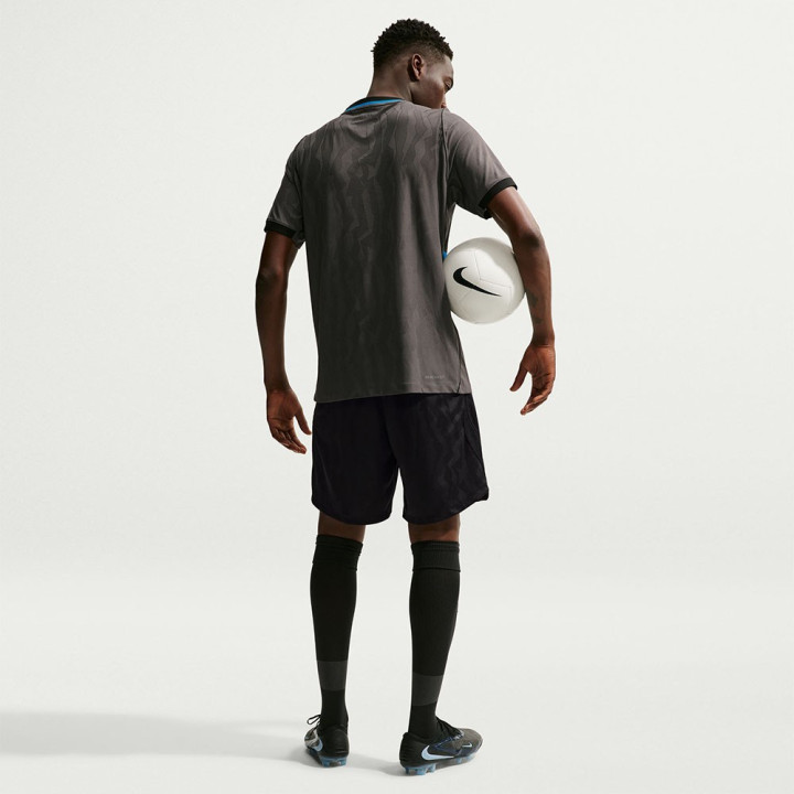 Nike Pantaloncini Calcio Inter Third 26 27 Nero Giallo Uomo