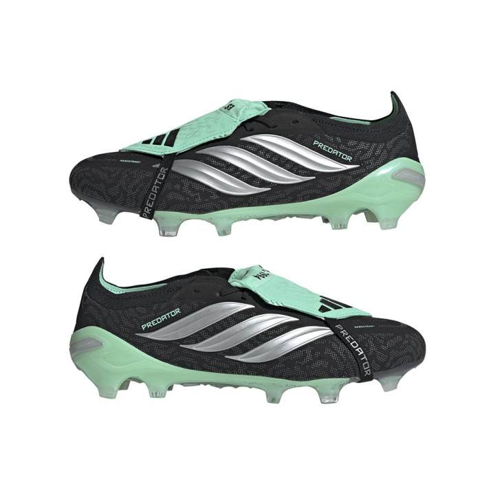 ADIDAS Predator Elite Ft Fg Nero Argento - Scarpe Da Calcio Uomo