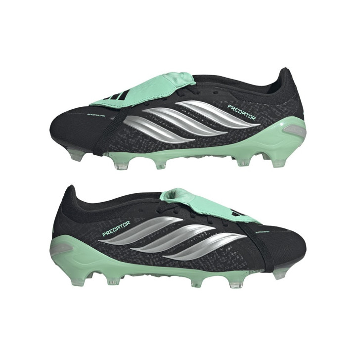 ADIDAS Predator Pro Ft Fg Nero Argento - Scarpe Da Calcio Uomo