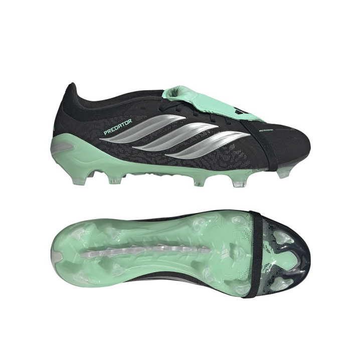 ADIDAS Predator Pro Ft Fg Nero Argento - Scarpe Da Calcio Uomo