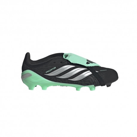 ADIDAS Predator Elite Ft Fg Nero Argento - Scarpe Da Calcio Bambino