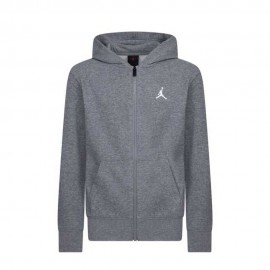 Nike Felpa Palestra Full Zip Brooklyn Grigio Bambino