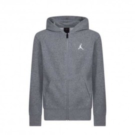 Nike Felpa Palestra Full Zip Brooklyn Grigio Bambino