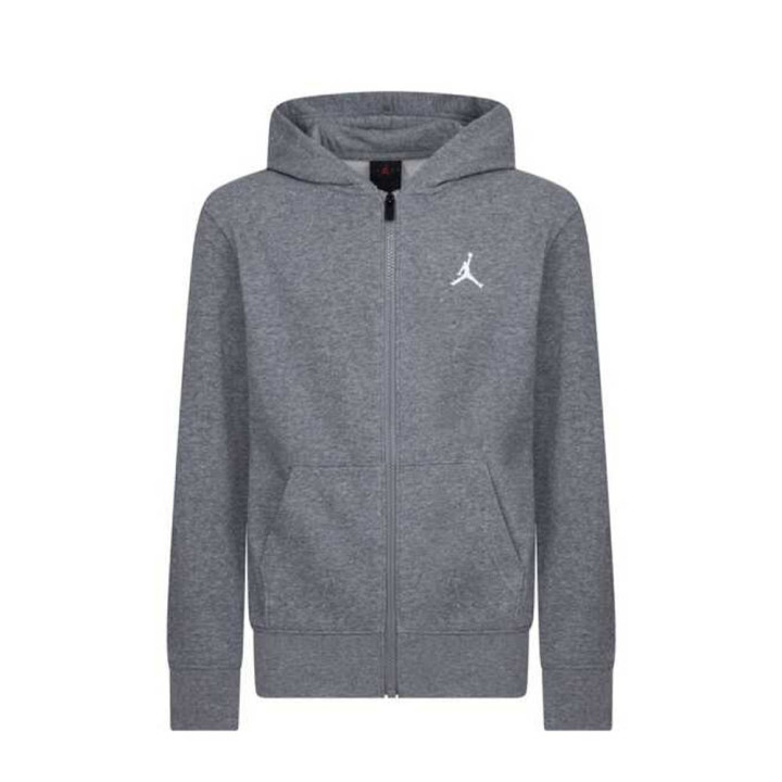 Nike Felpa Palestra Full Zip Brooklyn Grigio Bambino
