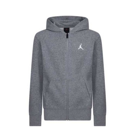 Nike Felpa Palestra Full Zip Brooklyn Grigio Bambino