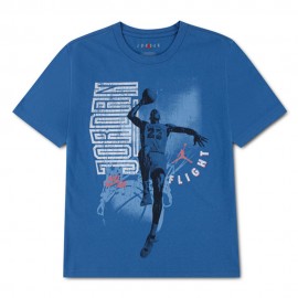 Nike T-Shirt Palestra Hang Time Blu Bambino