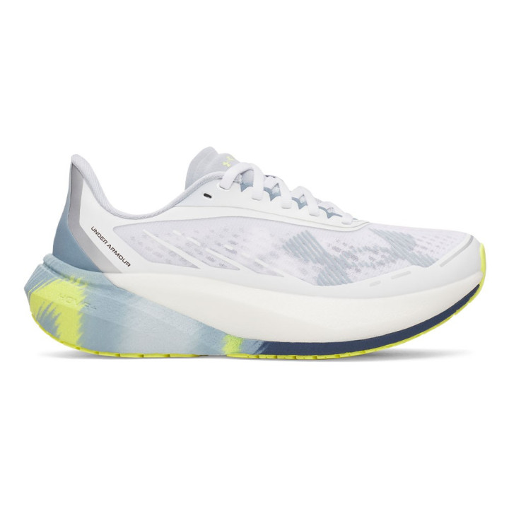 Under Armour Ua Velociti Distance Bianco Metallic Blu Fog - Scarpe Running Donna
