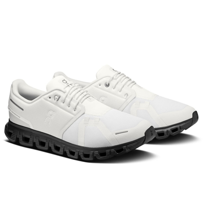On Cloud 6 Bianco Nero - Sneakers Uomo