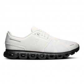On Cloud 6 Bianco Nero - Sneakers Uomo