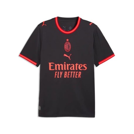Puma Maglia Calcio Ac Milan Third Replica 26 27 Grigio Rosso Uomo