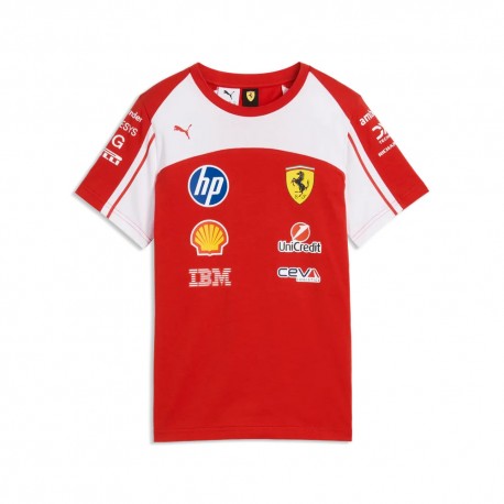 Puma T-Shirt Palestra Sf Replica Red Bambino