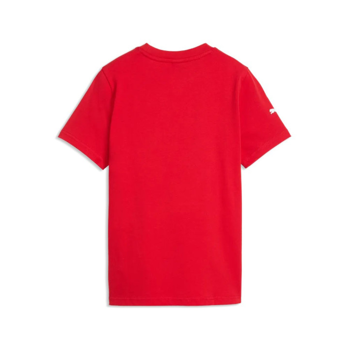 Puma T-Shirt Palestra Ferrari Colored Shield Rosso Corsa Bambino